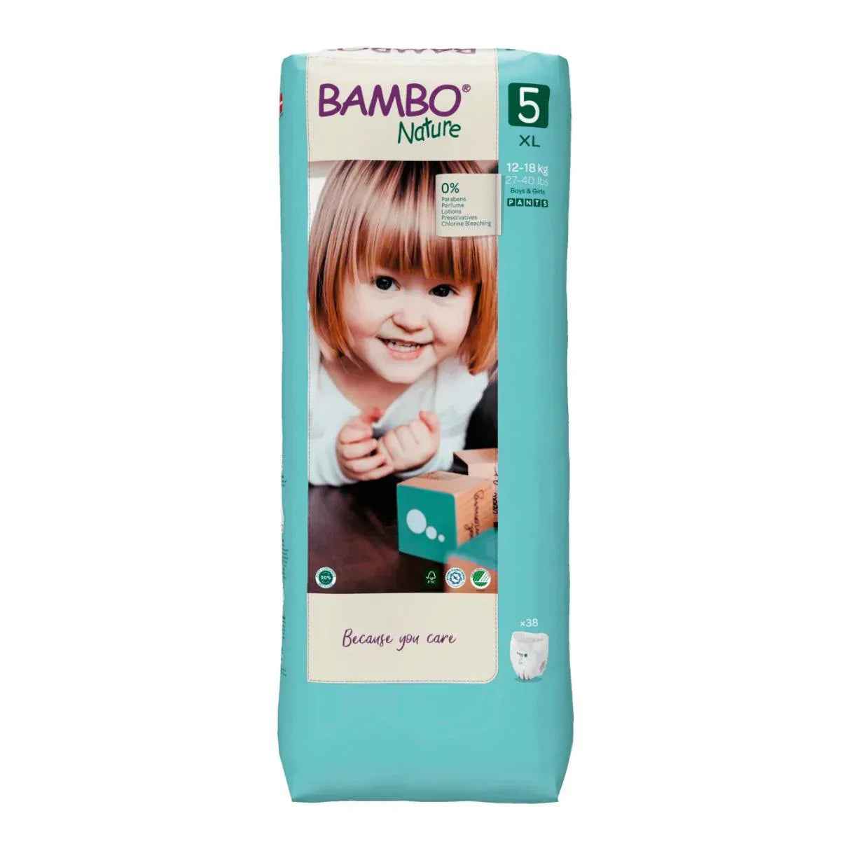 Bambo Nature® Diaper pants Junior Size 5 (12-18 kg) 38pcs. - Image 2