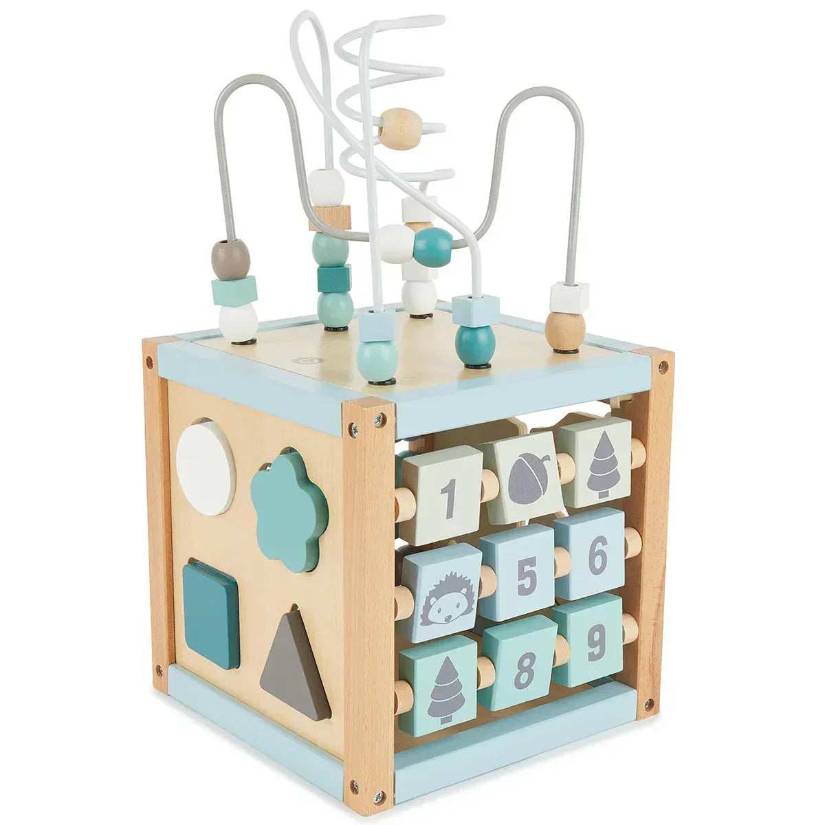 Bieco® Wooden Activity Cube Forest Animals