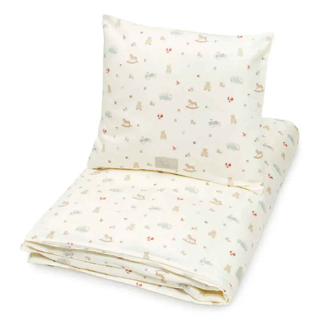CamCam® Otroška posteljnina BABY 70x100 GOTS Vintage Toys