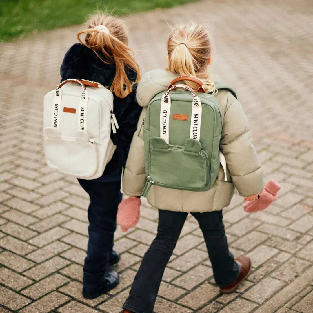 Childhome® Mini Club Kids Backpack Signature Off White - Image 5