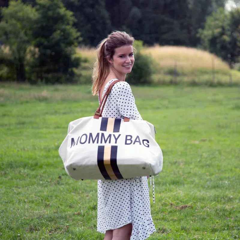 Childhome® Mommy Bag Canvas Black/Gold - Image 11