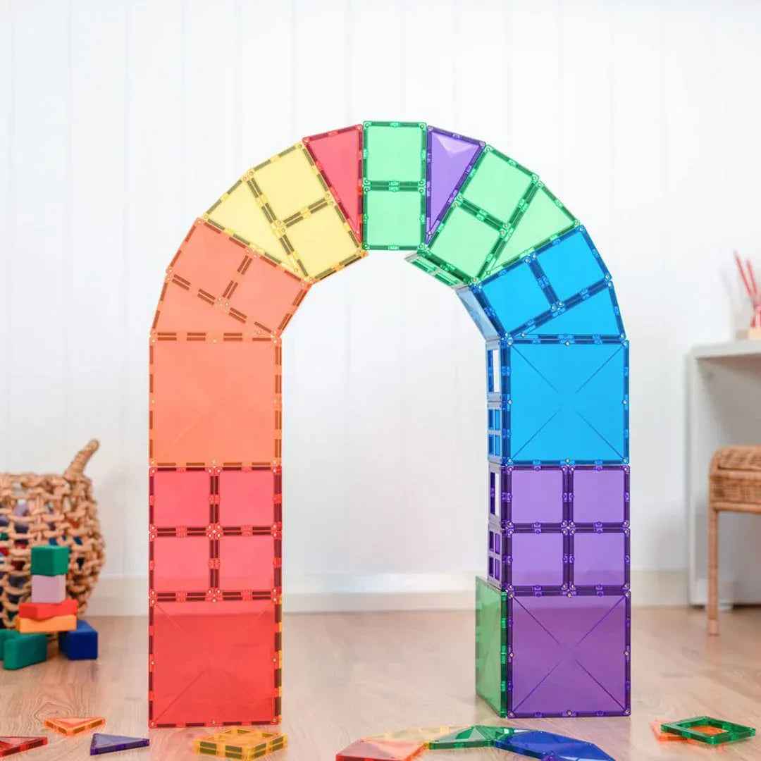 Connetix® Magnetic Tiles Rainbow Starter Pack 60 pcs - Image 3