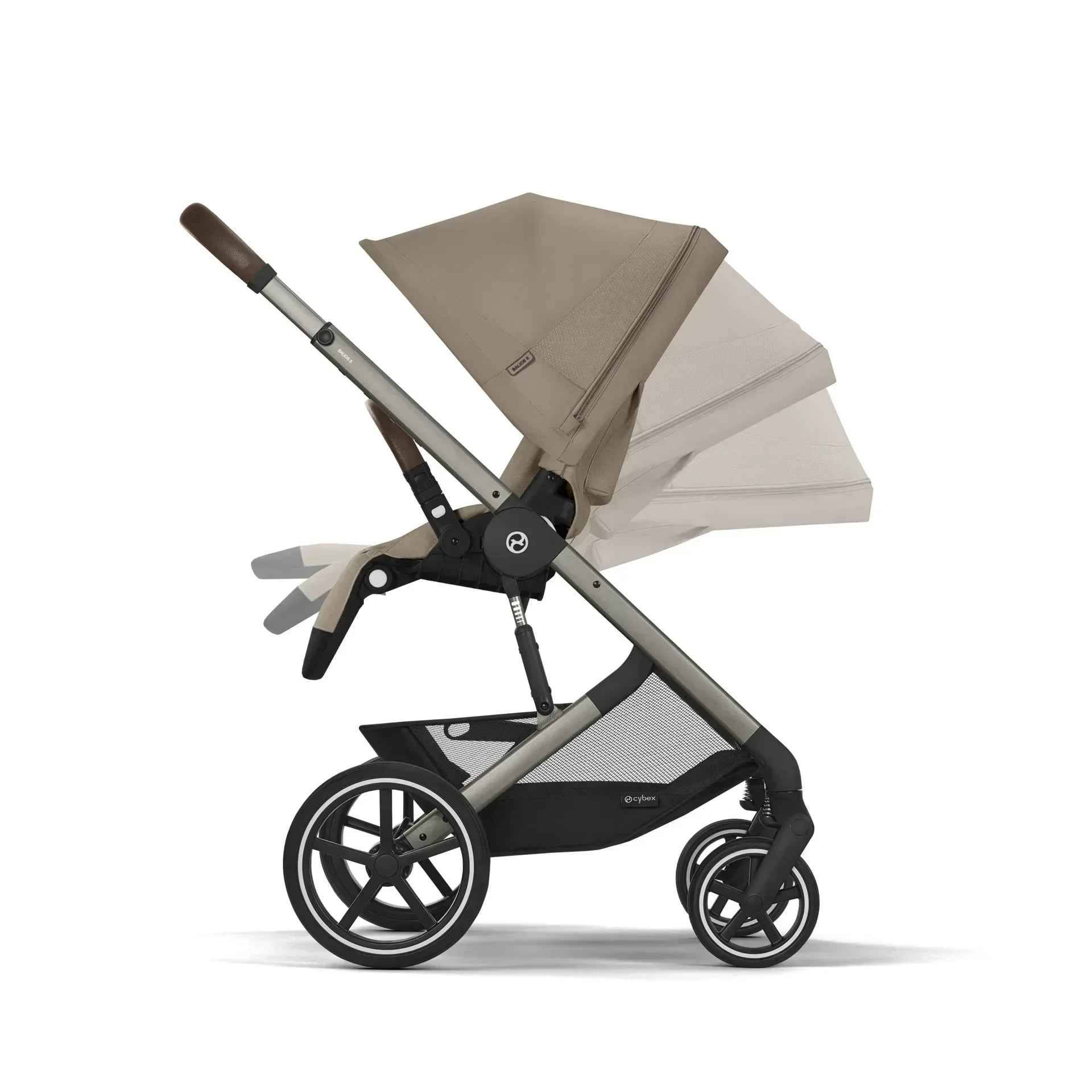 Cybex® Stroller Balios 2in1 S Lux (0-22 kg) Almond Beige (Taupe Frame) - Image 11