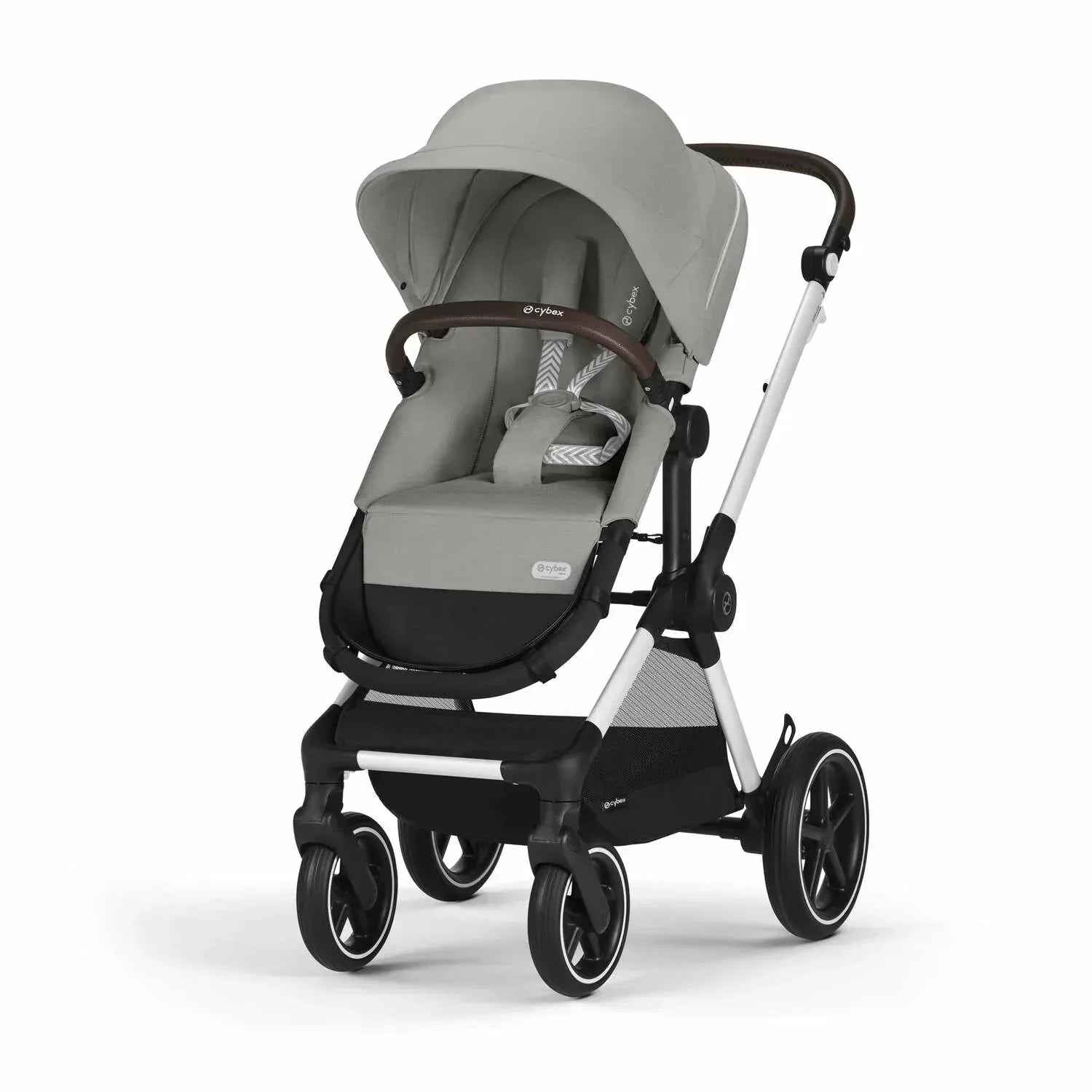 Cybex® Baby Stroller 2in1 Eos™ Lux Stone Grey (Silver Frame) - Image 2