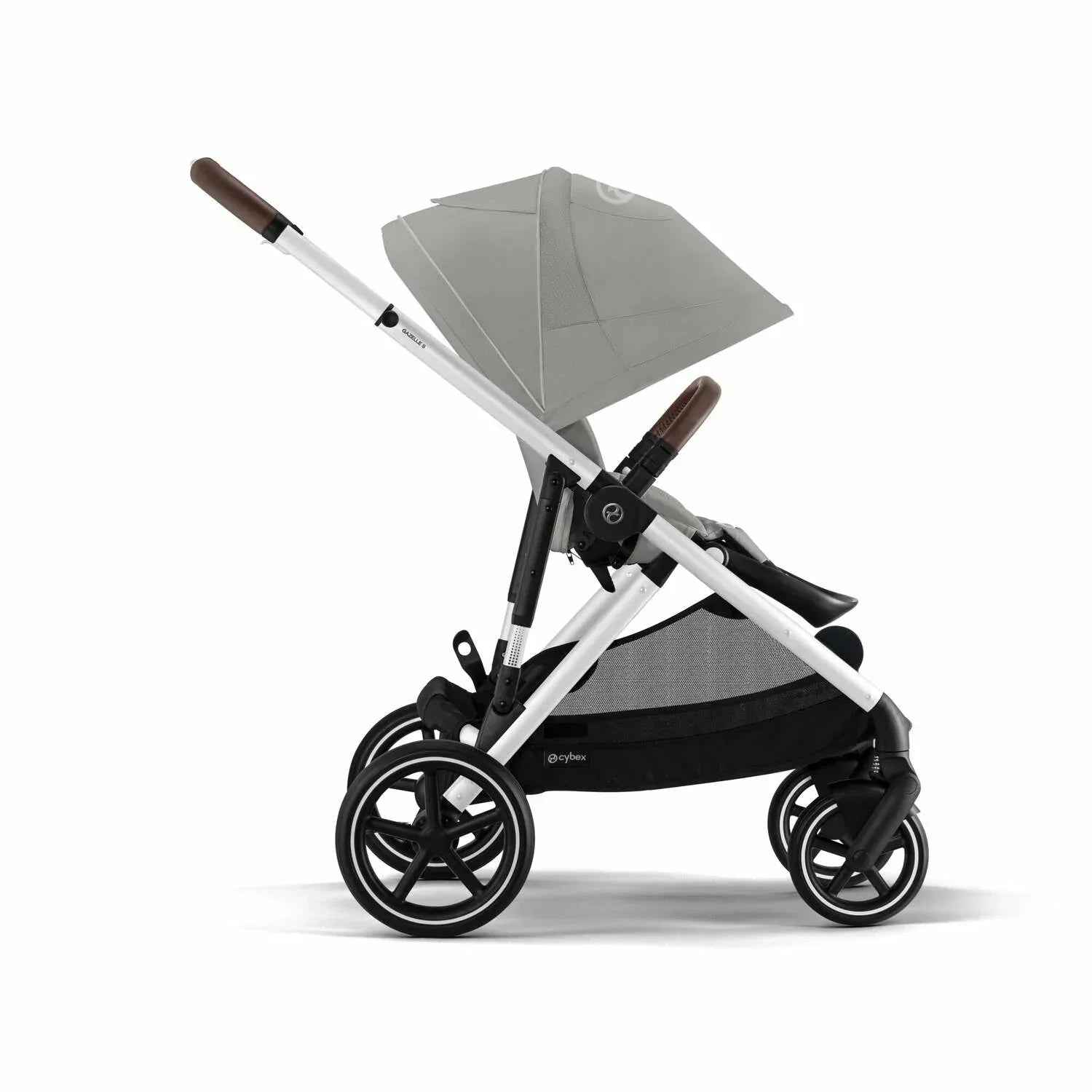 Cybex® Baby Stroller Gazelle™ S Stone Grey (Silver Frame) - Image 4