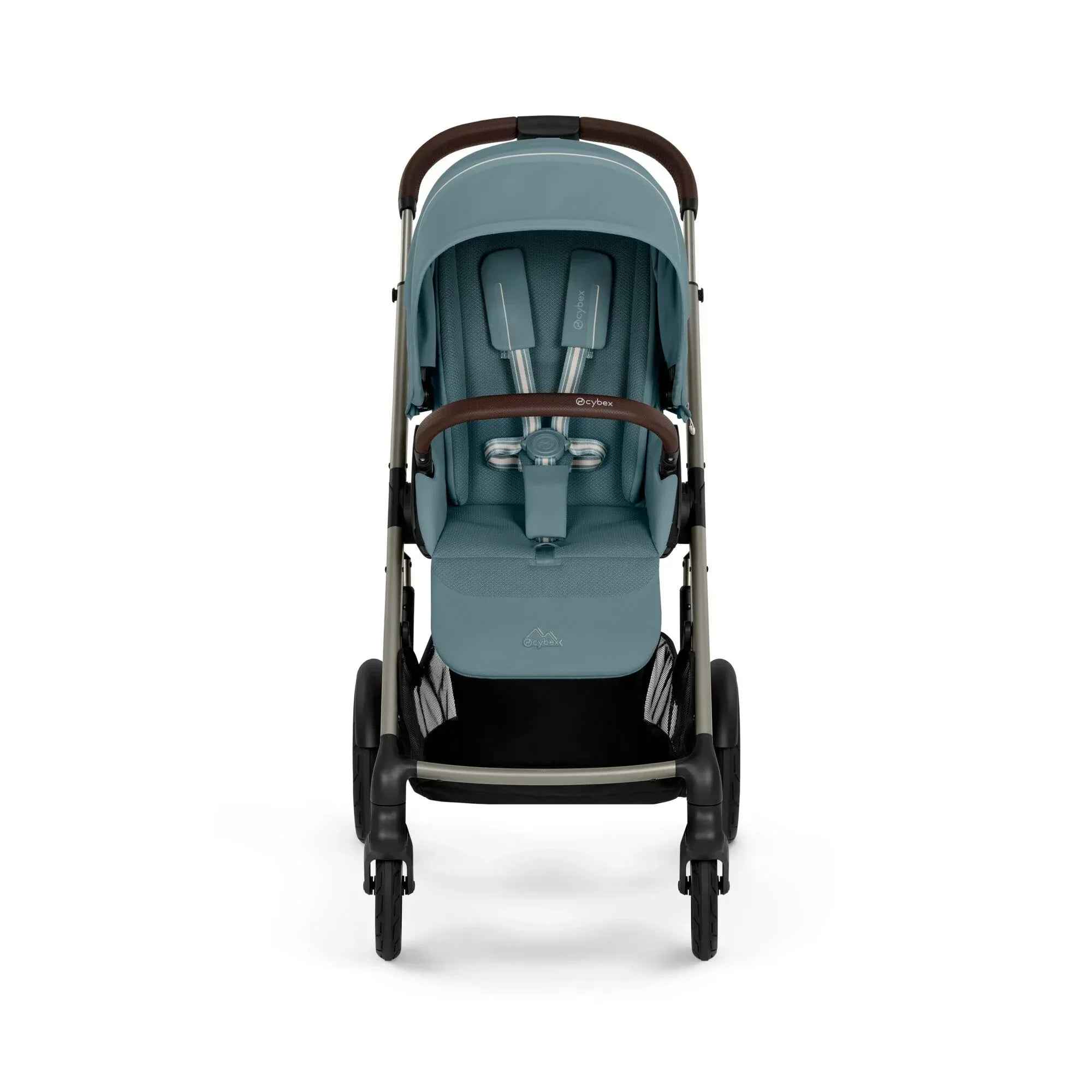 Cybex® Baby stroller Talos S LUX (0-22 kg) Stormy Blue (Taupe Frame) - Image 4