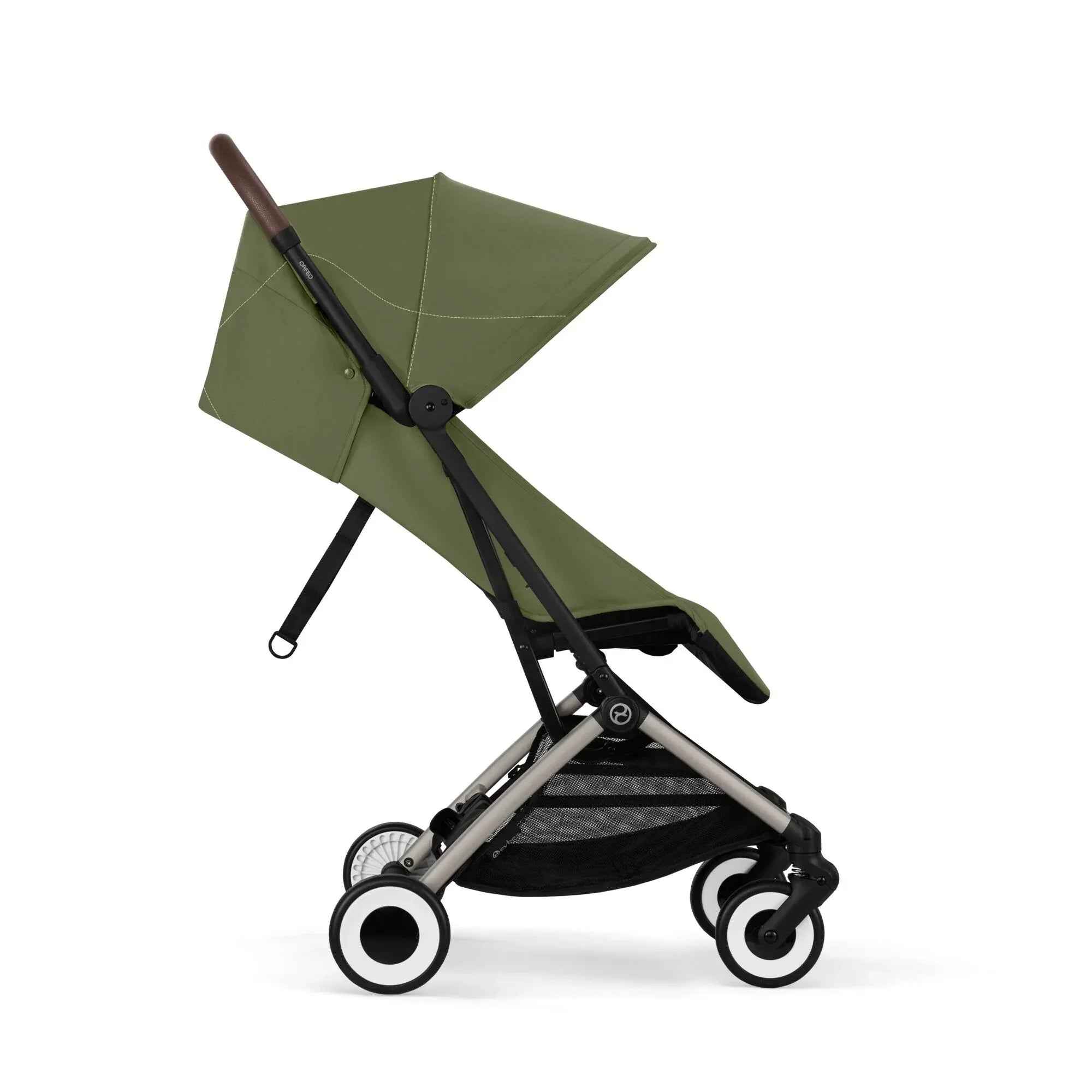 Cybex® Buggy Stroller Orfeo (0-22kg) Moss Green (Taupe Frame) - Image 2