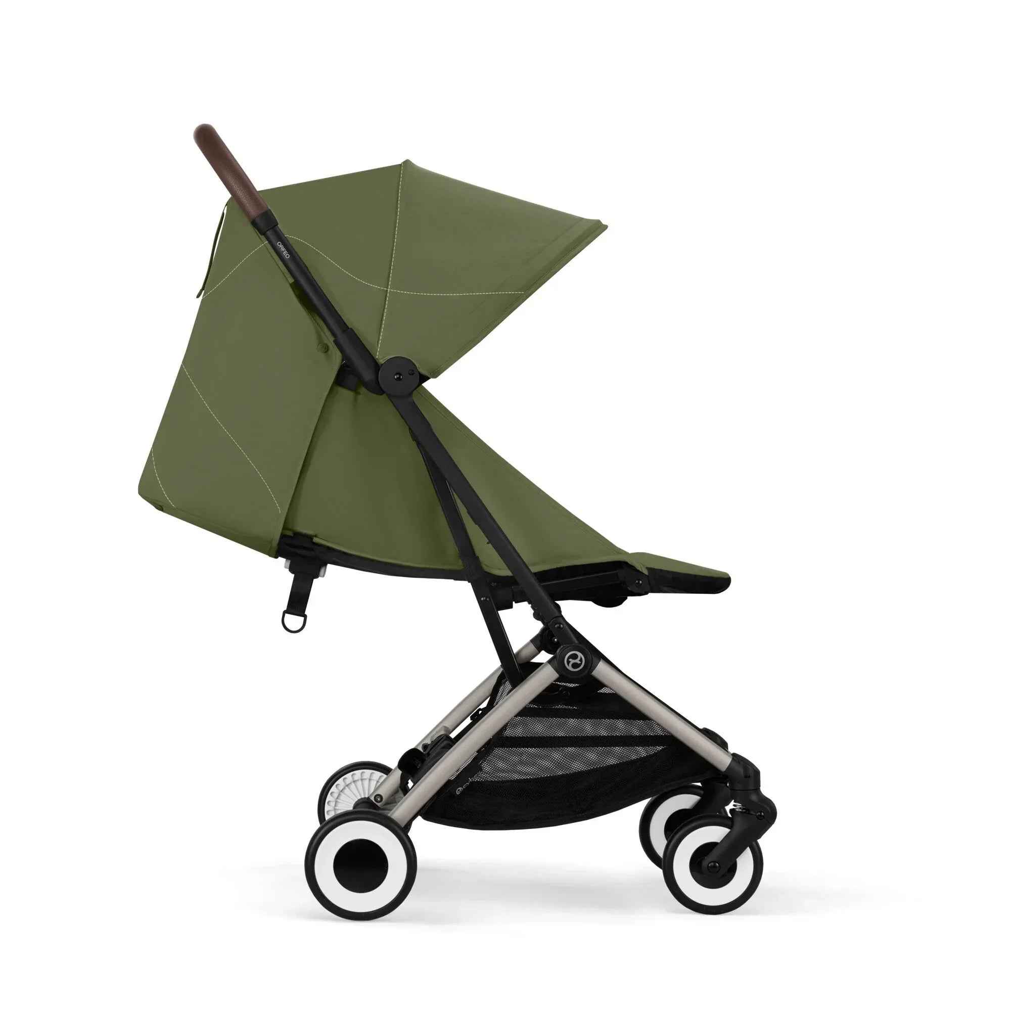 Cybex® Buggy Stroller Orfeo (0-22kg) Moss Green (Taupe Frame) - Image 3