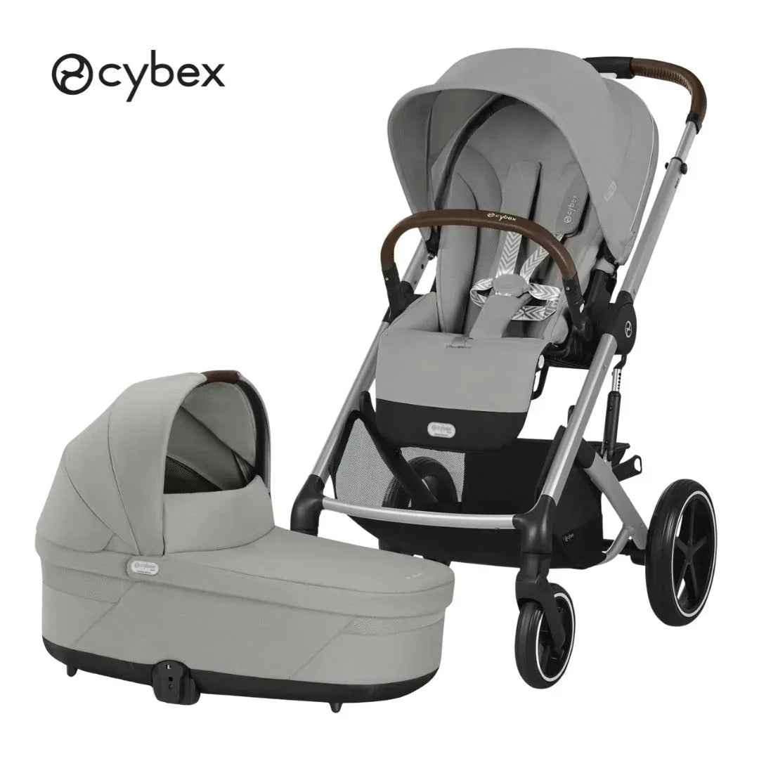 Cybex® Stroller Balios 2in1 S Lux (0-22 kg) Stone Grey (Silver Frame)
