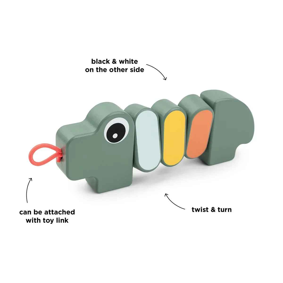 Done by Deer® Activity toy Croco Twist & Turn - Image 2