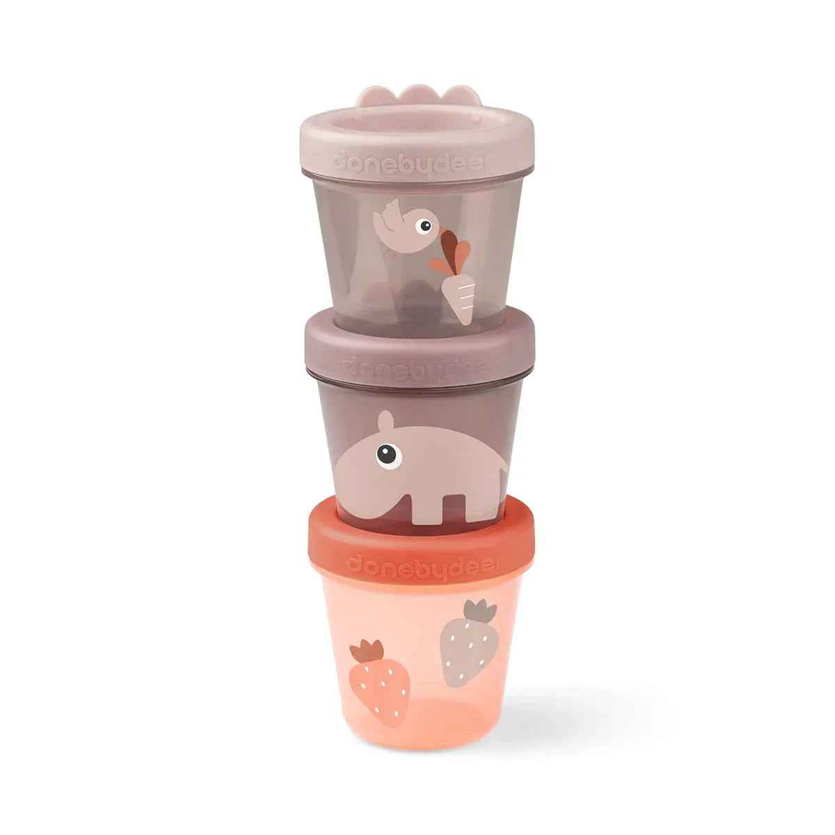Done by Deer® Baby food container 3-pack Ozzo Powder