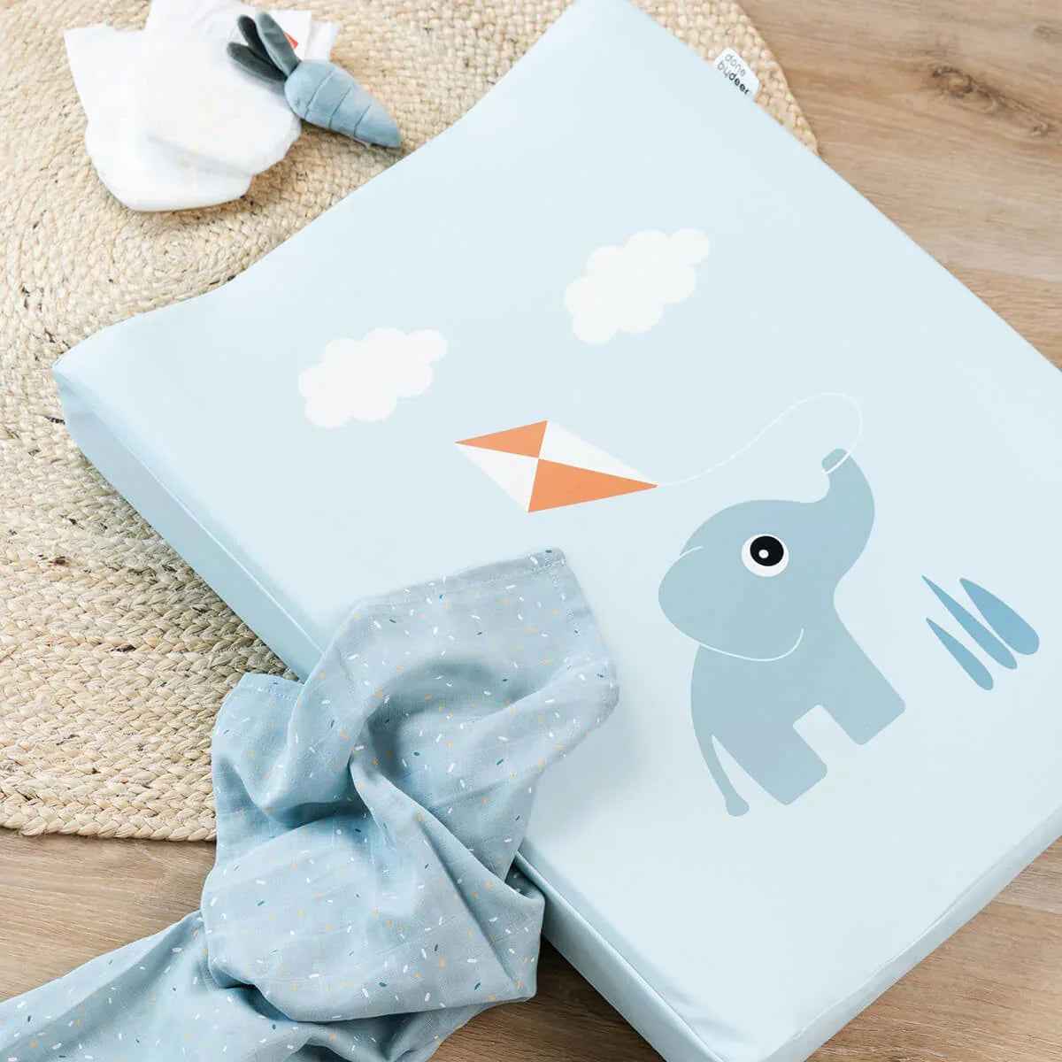 Done by Deer® Changing pad Playground Blue - Image 2