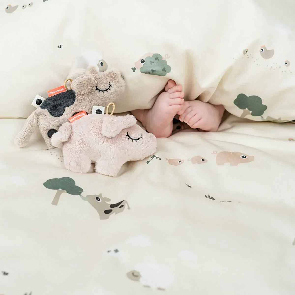 Done by Deer® Children's bedding Tiny Farm Sand 100x140 - Image 3