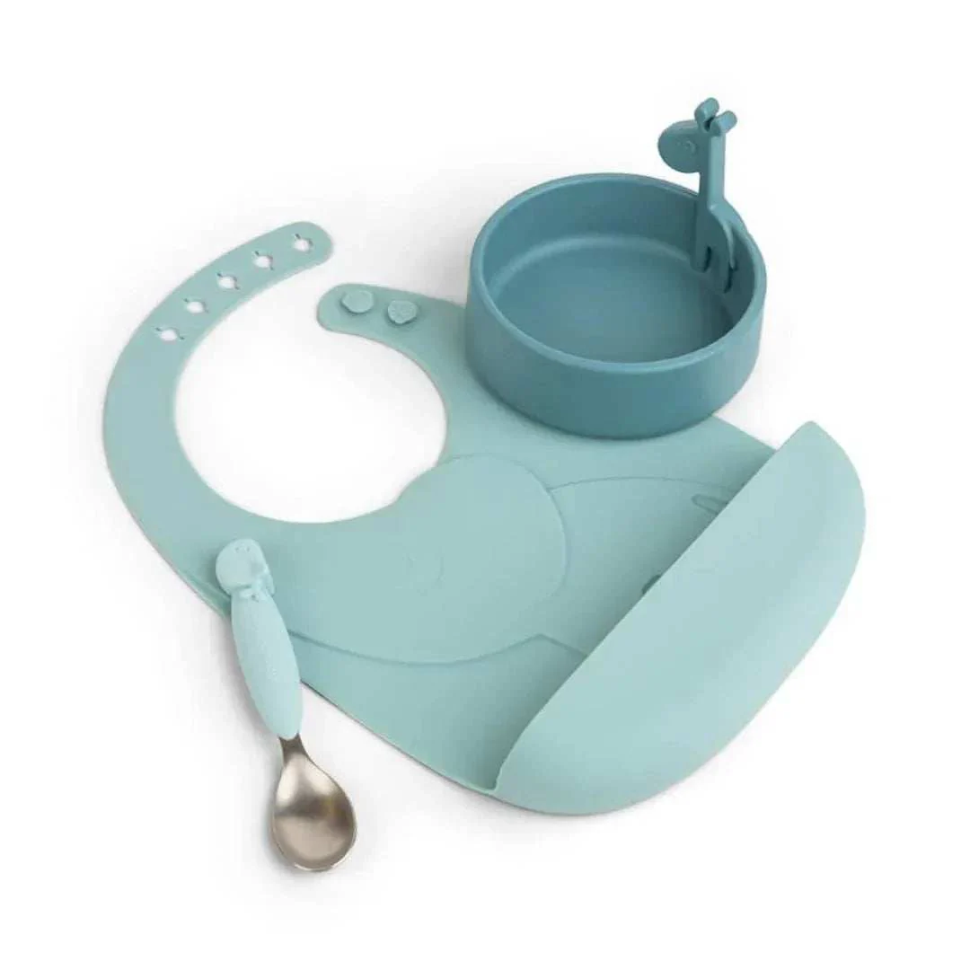 Done by Deer® First Feeding Set Peekaboo Blue