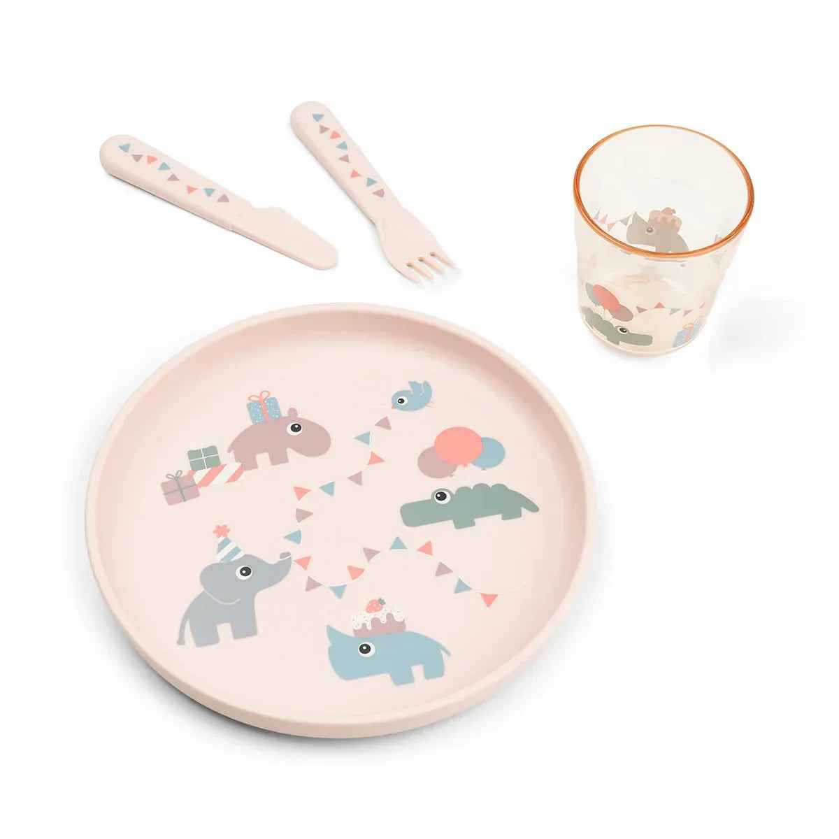 Done by Deer® Foodie dinner set Celebration Powder
