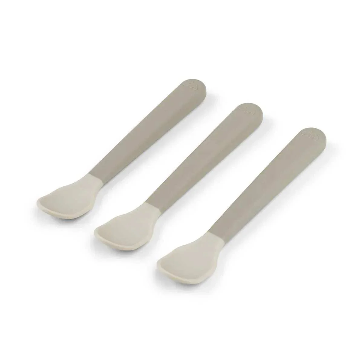 Done by Deer® Foodie Easy-grip Baby Spoon 3-pack Sand - Image 7