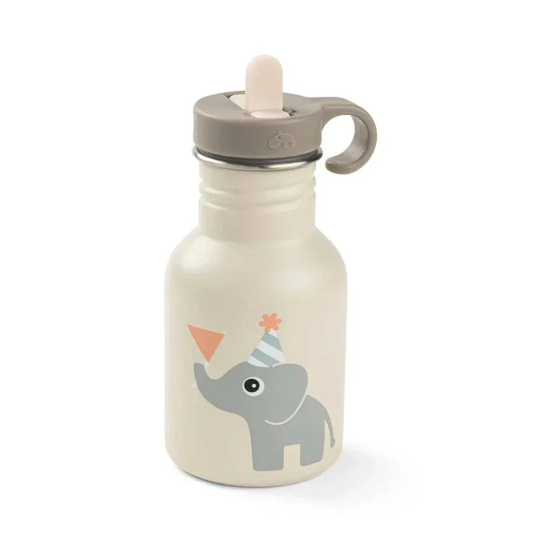 Done by Deer® Metal Straw Bottle Celebration Sand 350 ml
