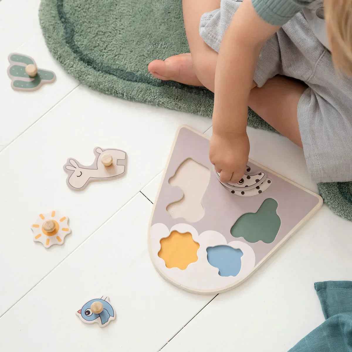 Done by Deer® Peg puzzle Lalee Sand - Image 3