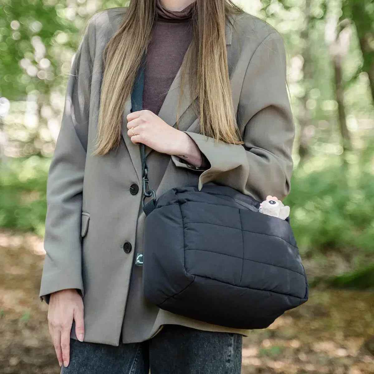 Done by Deer® Quilted stroller bag Black - Image 5
