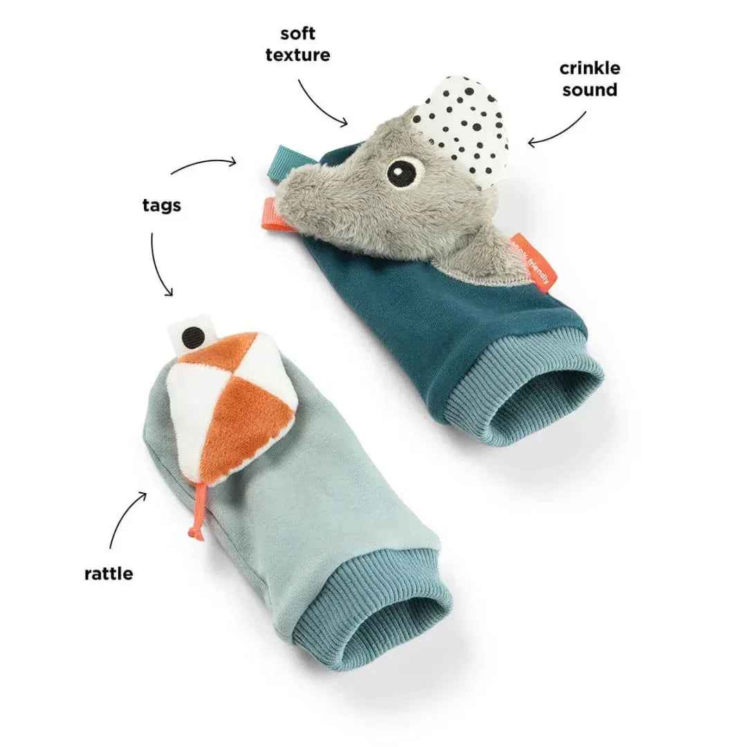 Done by Deer® Rattle Socks Playground Blue - Image 3