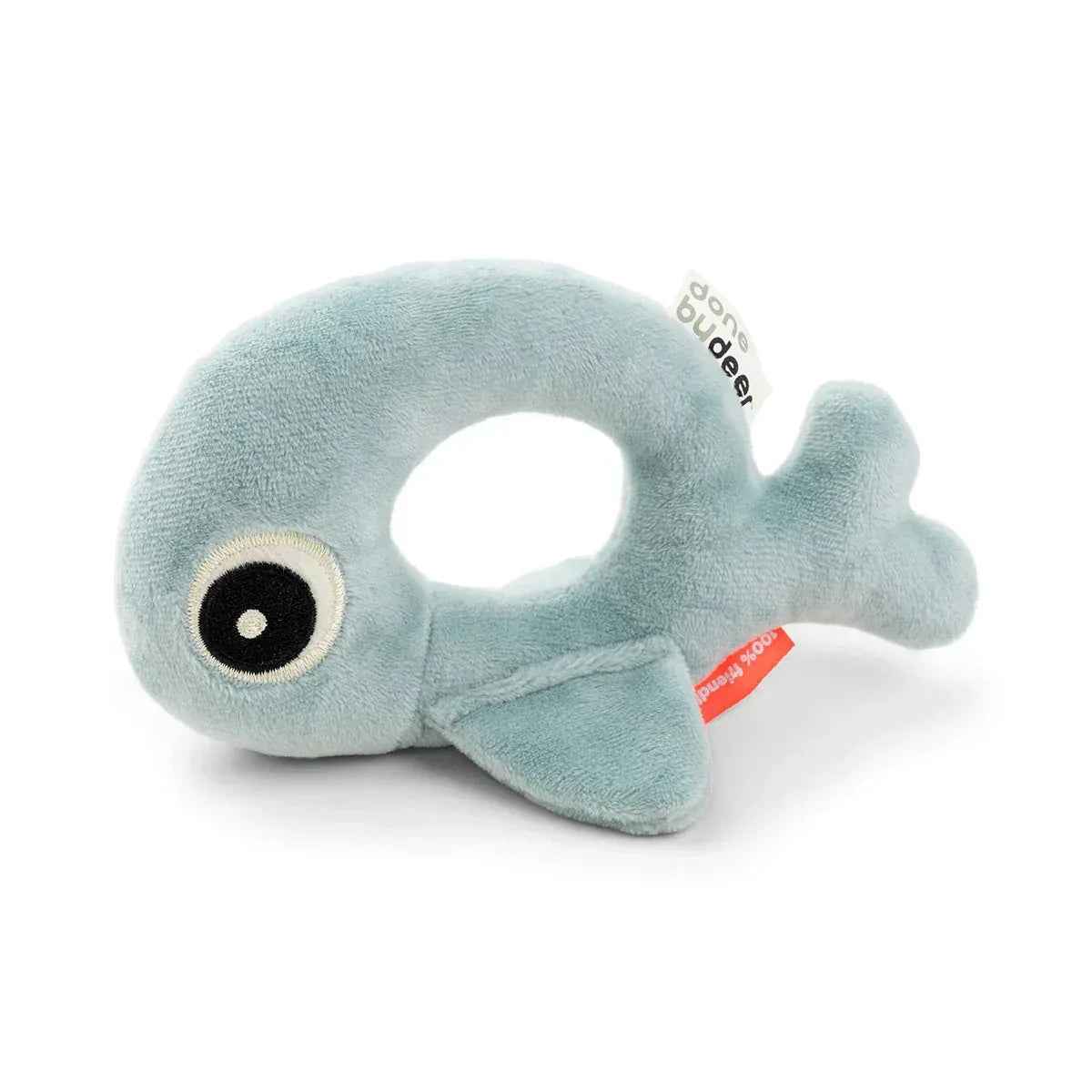 Done by Deer® Sensory Ring Rattle Wally Blue