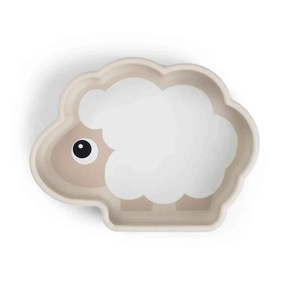 Done by Deer® Silicone bowl Stick&Stay Sheepy Sand