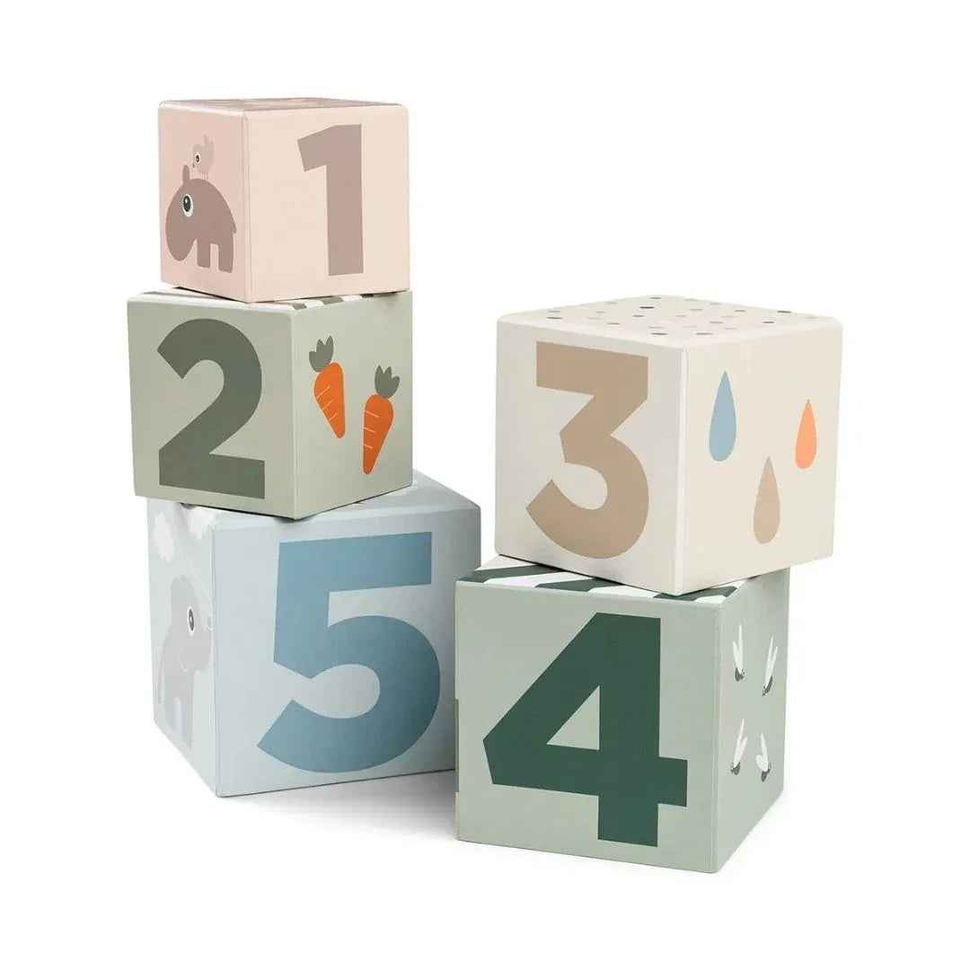 Done by Deer® Stacking cubes Deer Friends Colour mix
