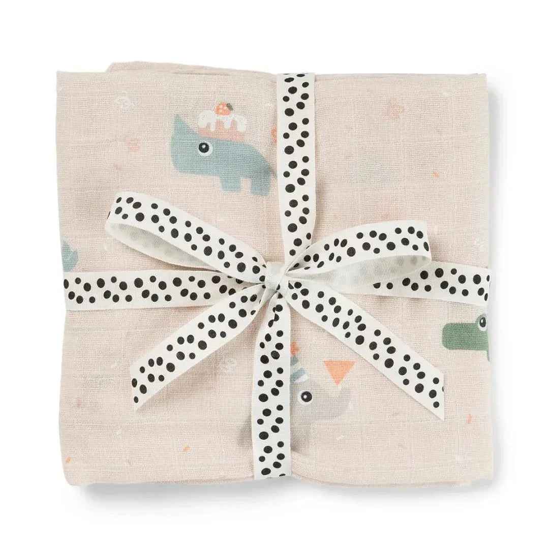 Done by Deer® Swaddle Blanket Celebration Powder 120x120