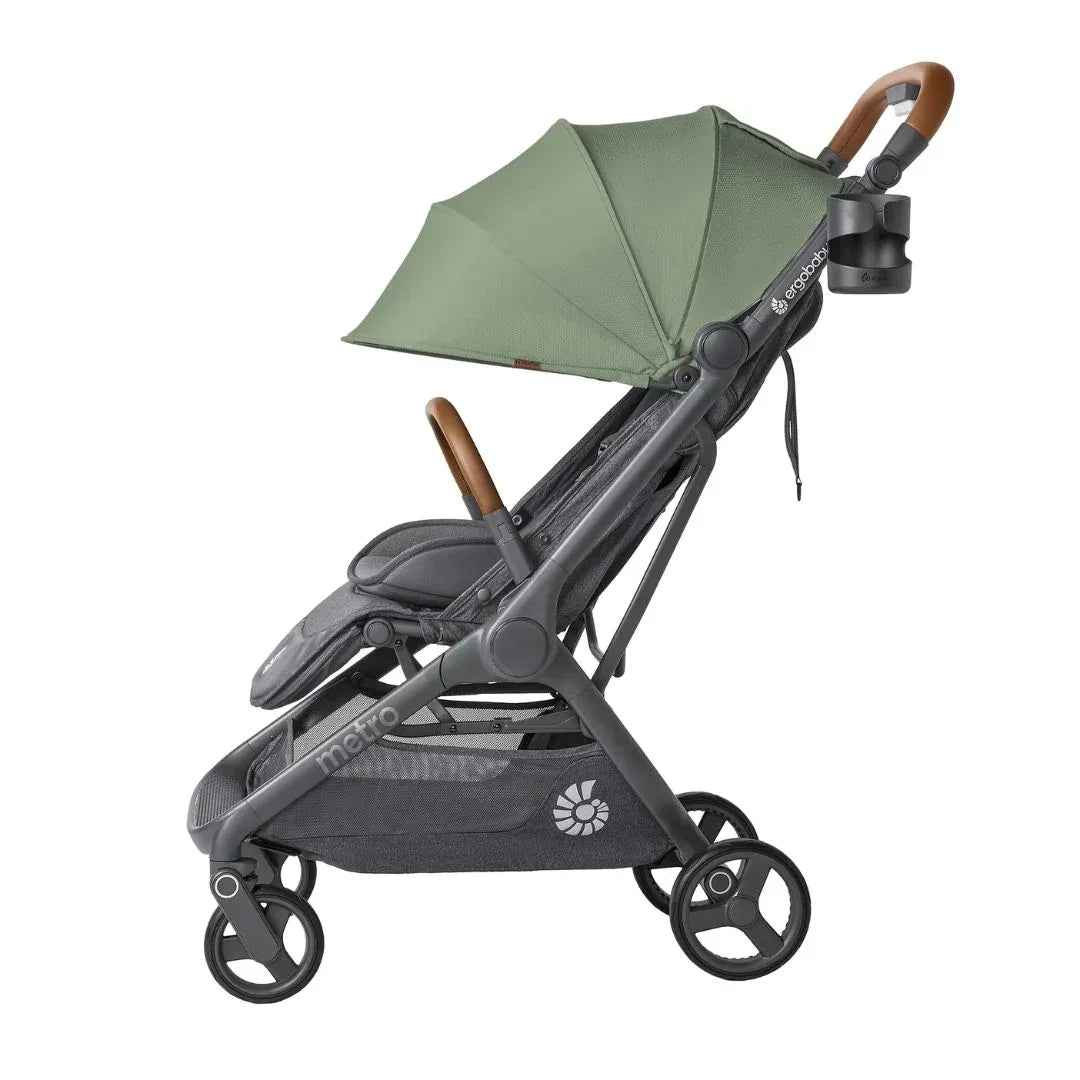 Ergobaby® Metro 3 Deluxe Compact City Stroller Willow Green - Image 2