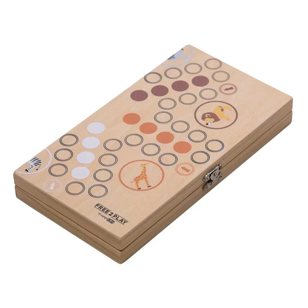  Free2Play® Wooden Board Game Ludo - Image 3