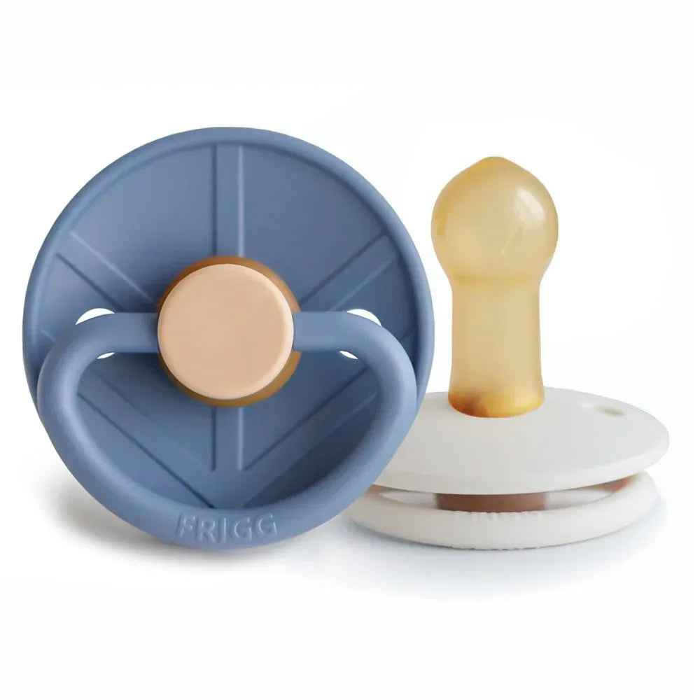 Frigg® Natural rubber Pacifier Little Viking Ocean View/Cream