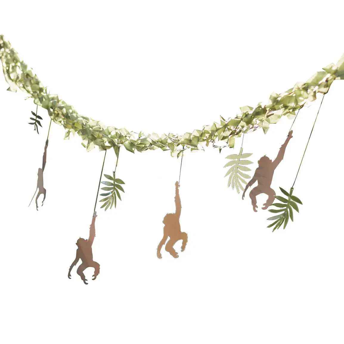 Ginger Ray® Monkey & Leaf Jungle Bunting Backdrop - Image 2
