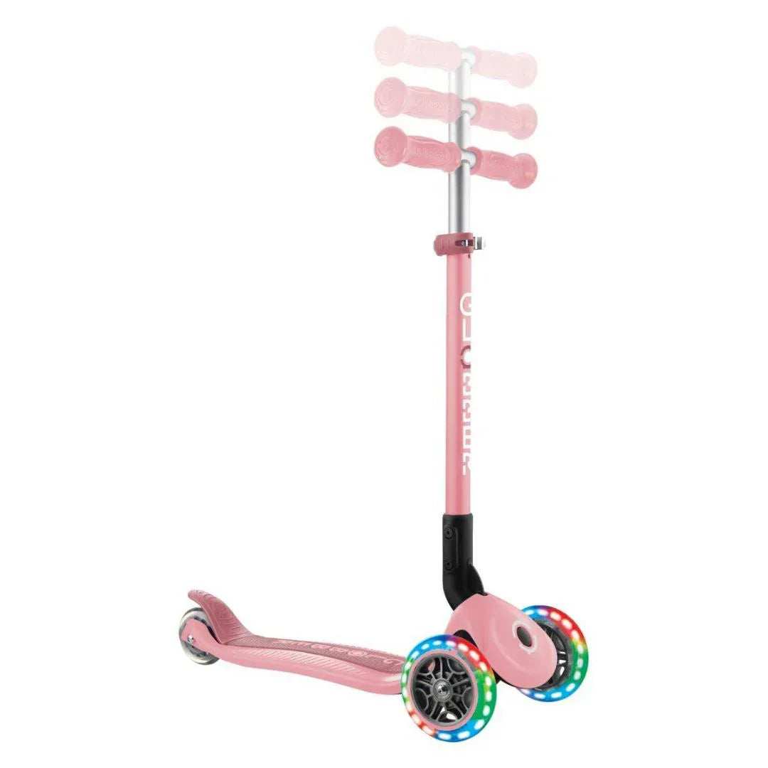 Globber® Primo Scooter with Light-Up Wheels Pastel Pink - Image 2