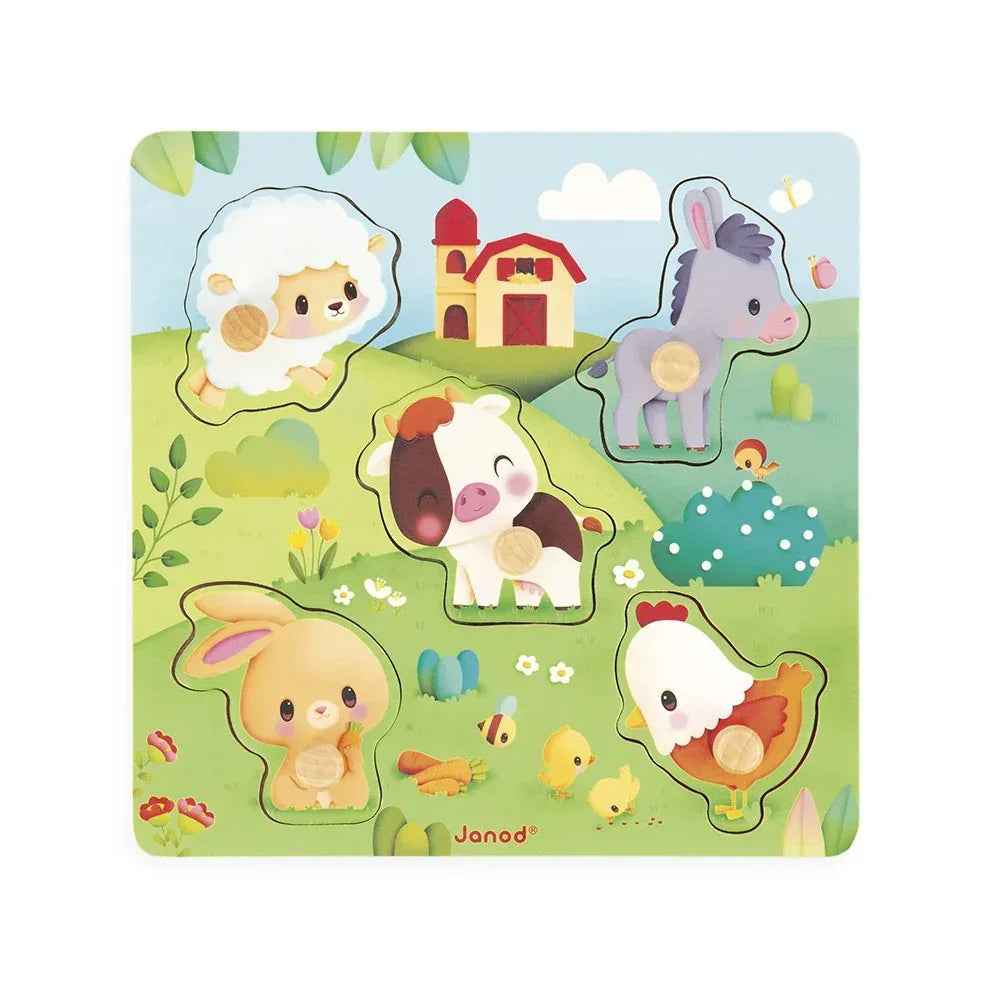 Janod® Farmhouse Tactile Puzzle