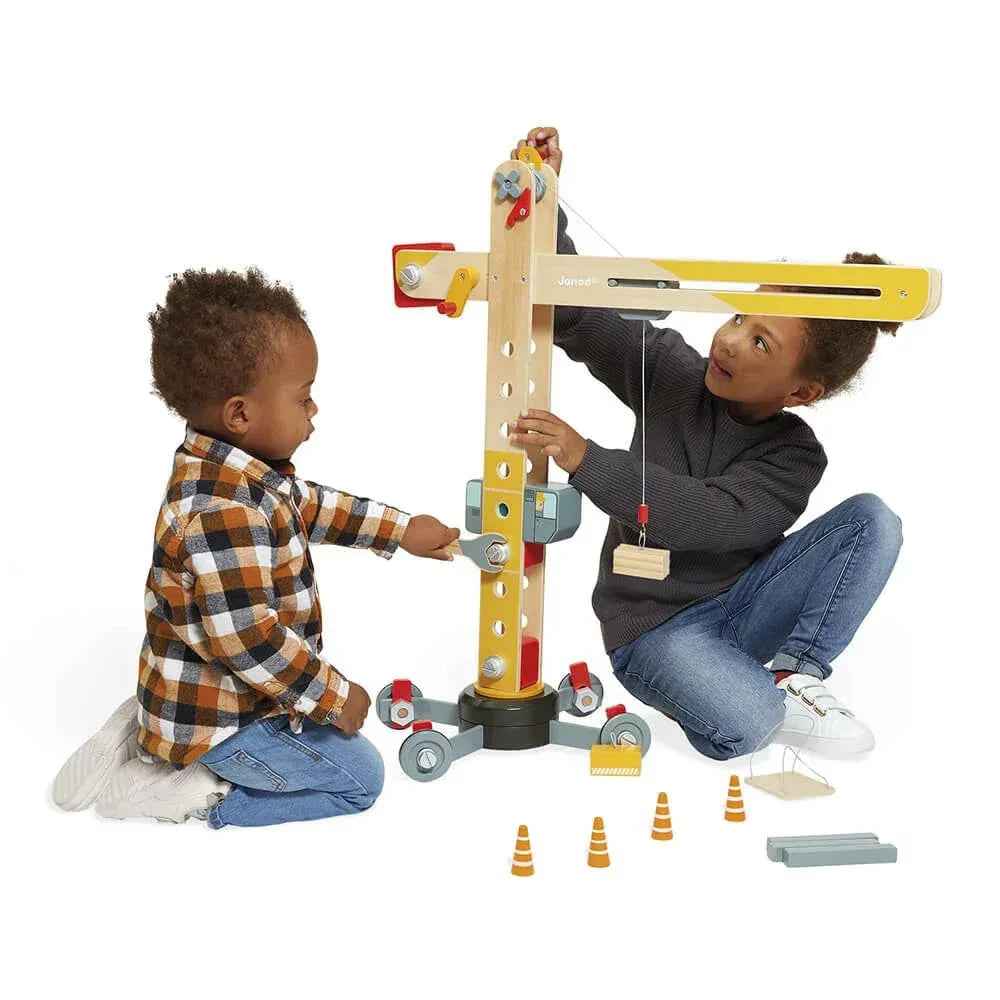 Janod® Large Wooden Crane - Image 10