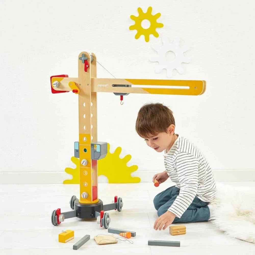 Janod® Large Wooden Crane - Image 11