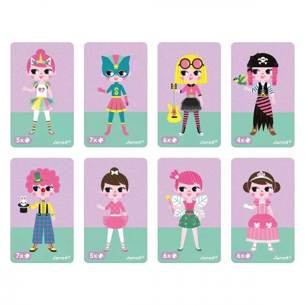 Janod® Magnetic Game Girl's costumes - Image 4