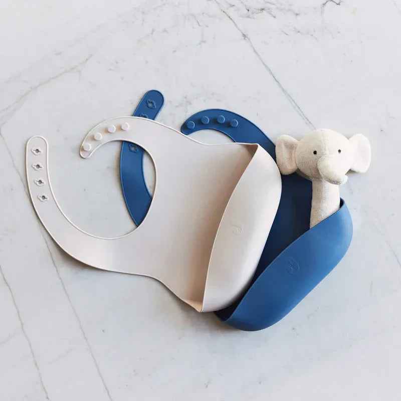 Jollein® Baby bib silicone Nougat - Image 3