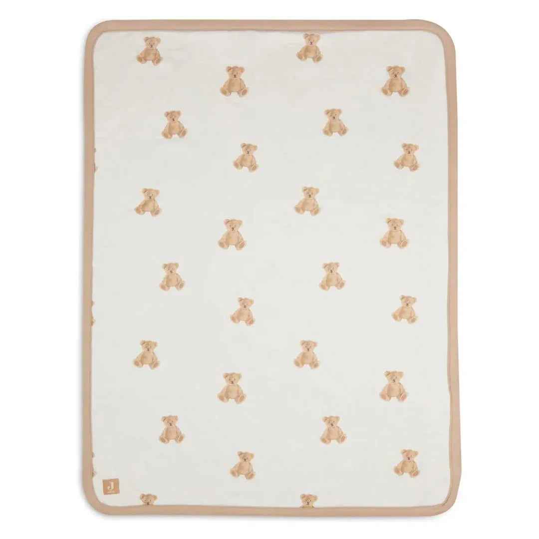 Jollein® Cotton Baby Blanket Teddy Bear 75x100 cm - Image 2