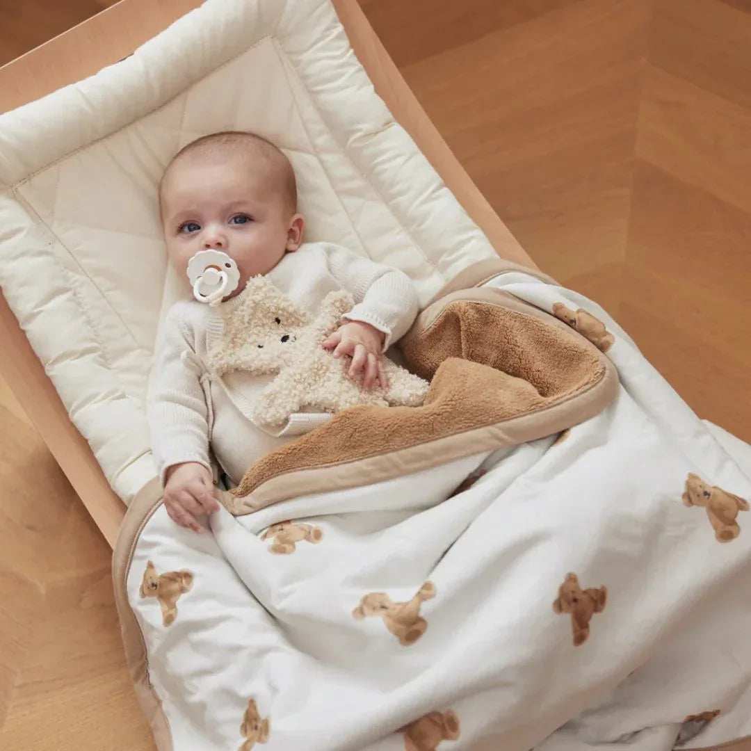 Jollein® Cotton Baby Blanket Teddy Bear 75x100 cm - Image 7