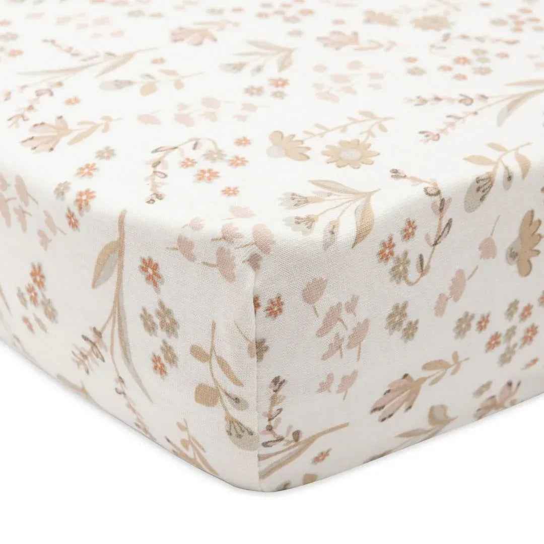 Jollein® Fitted Sheet Jersey 120x60 Bloomy - Image 3