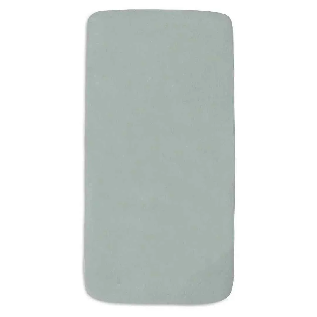 Jollein® Fitted Sheet Jersey 40/50x80/90 Sea Green/Biscuit 2 Pack - Image 3