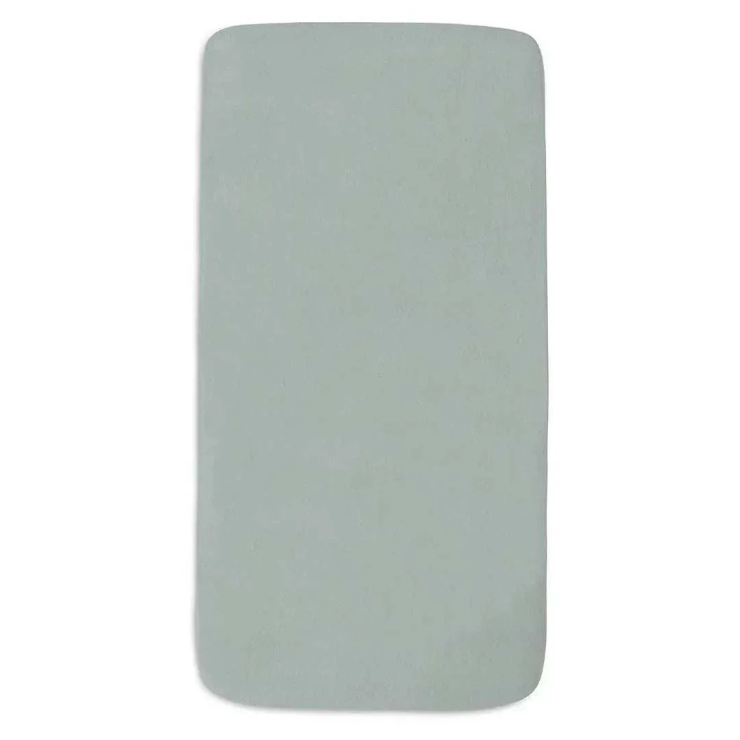 Jollein® Fitted Sheet Jersey 60x120 Sea Green/Biscuit 2 Pack - Image 3