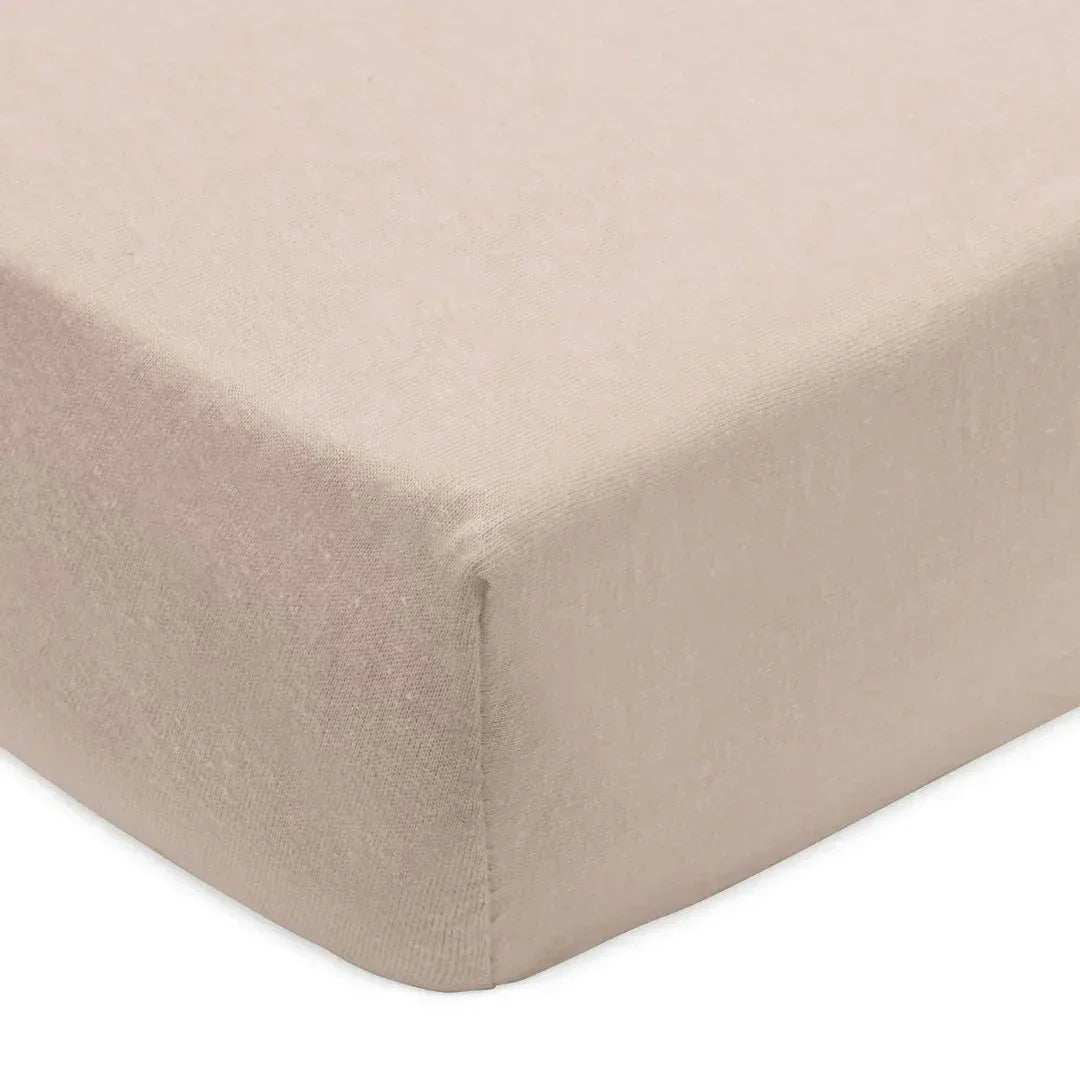Jollein® Fitted Sheet Jersey 60x120 Wild Rose/Biscuit 2 Pack - Image 3
