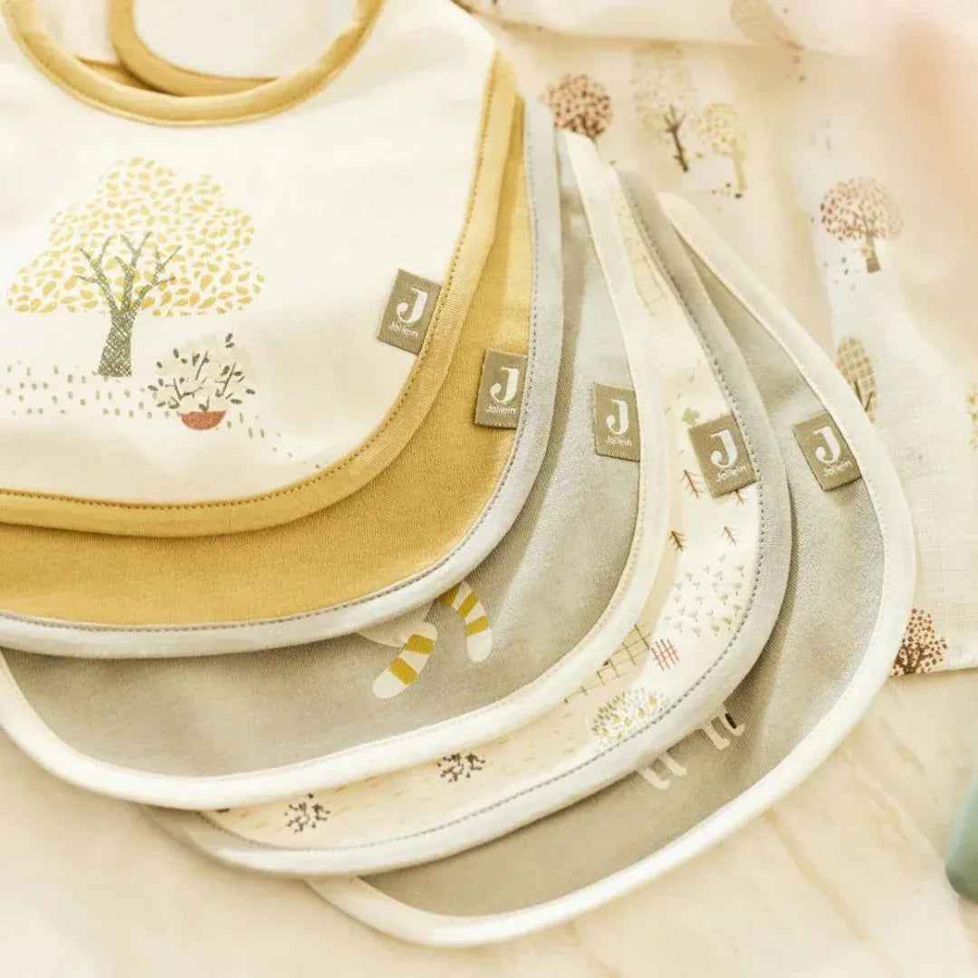 Jollein® Waterproof Bibs Tiny Park 5 pcs - Image 7