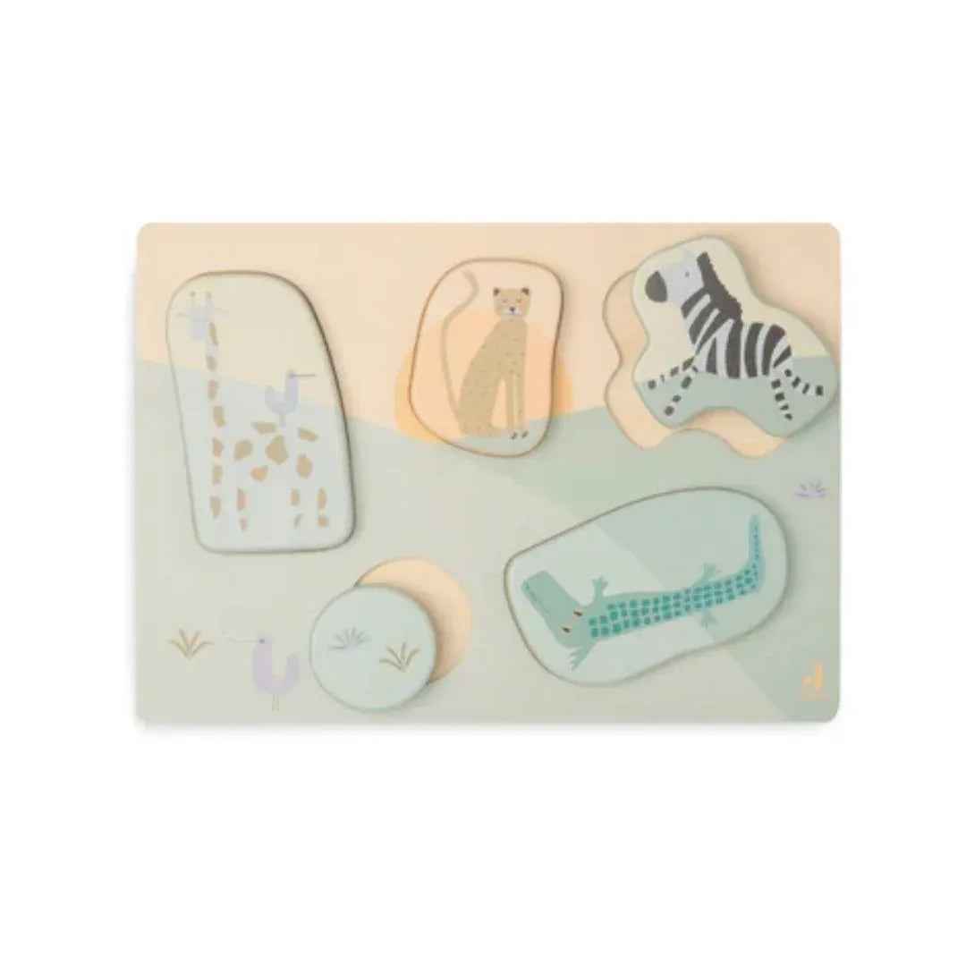 Jollein® Wooden Puzzle 28x20x2cm Farm