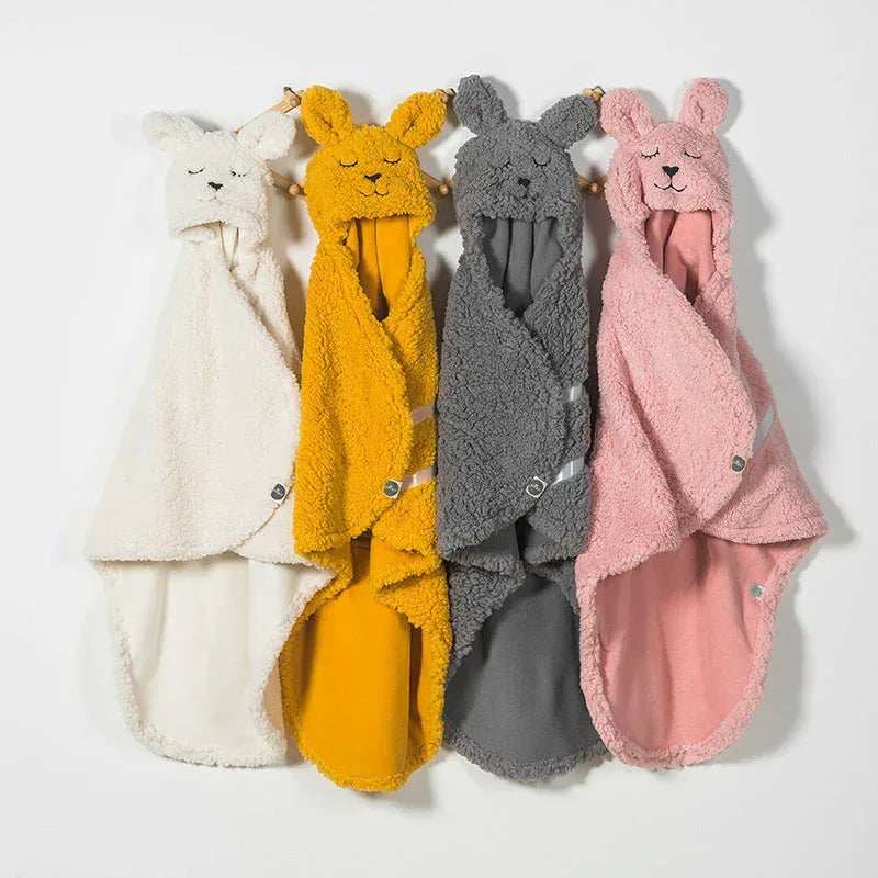 Jollein® Wrap blanket Bunny Nougat 105x100 - Image 7