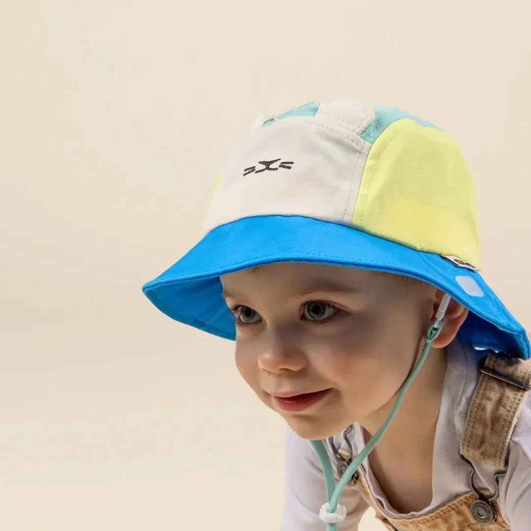 KiETLA® Klobuček Camper Hat Lion Vert Yellow Blue - Image 7