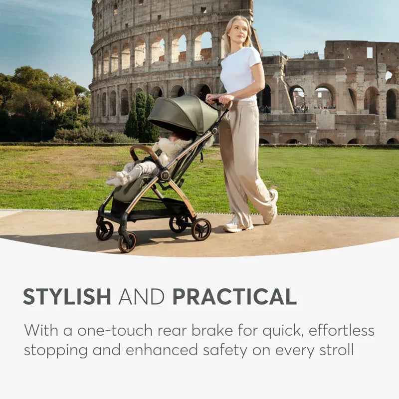 KikkaBoo® Autofolding pushchair Joy Army Green - Image 9
