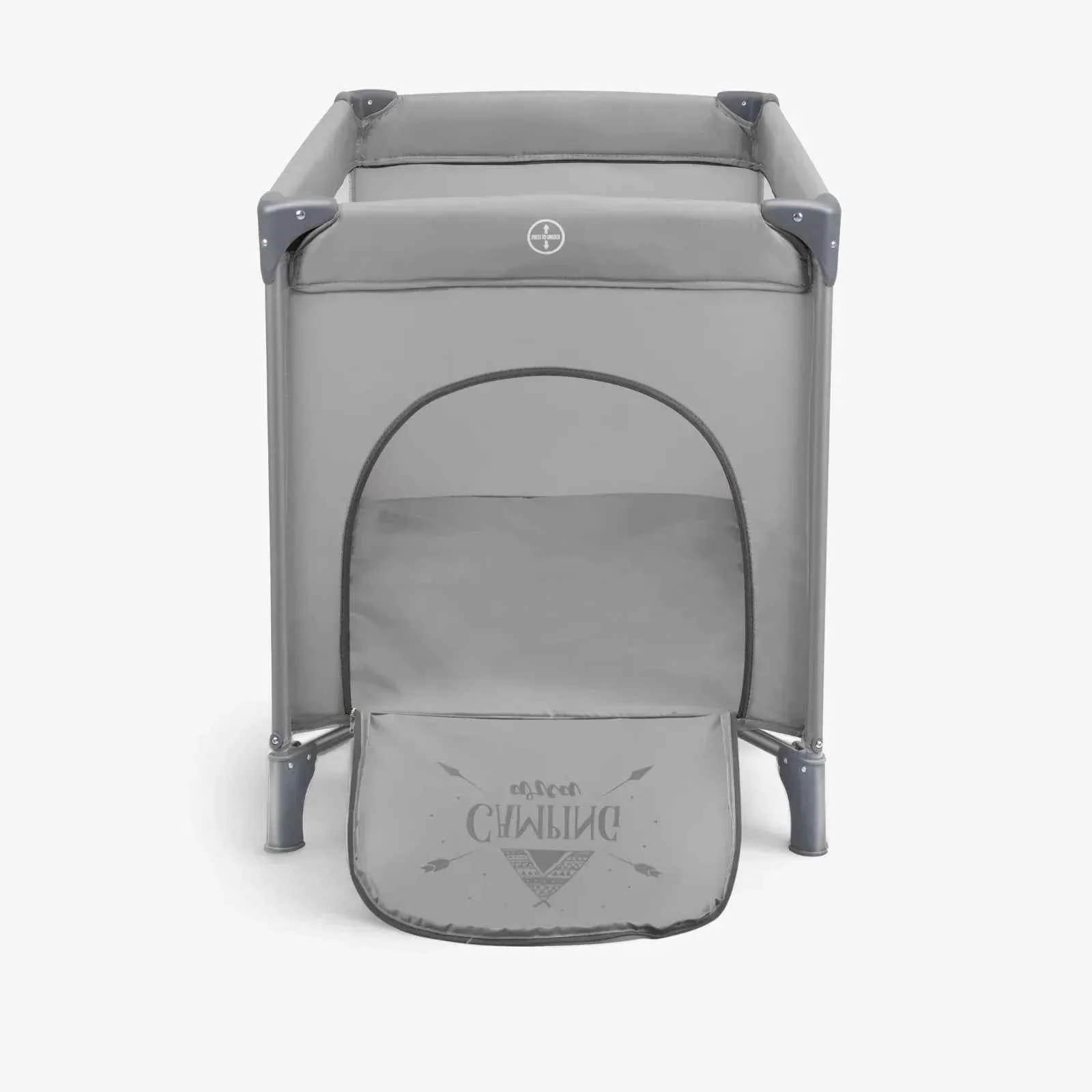 KikkaBoo® Baby cot 1 level 125x65 So Gifted Grey - Image 4